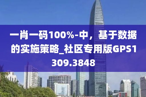 一肖一碼100%-中，基于數(shù)據(jù)的實(shí)施策略_社區(qū)專用版GPS1309.3848