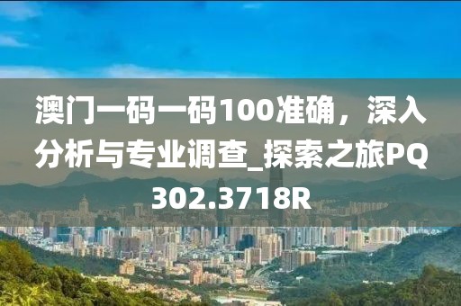 澳門一碼一碼100準(zhǔn)確，深入分析與專業(yè)調(diào)查_探索之旅PQ302.3718R