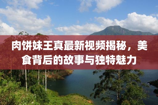 肉餅妹王真最新視頻揭秘，美食背后的故事與獨(dú)特魅力