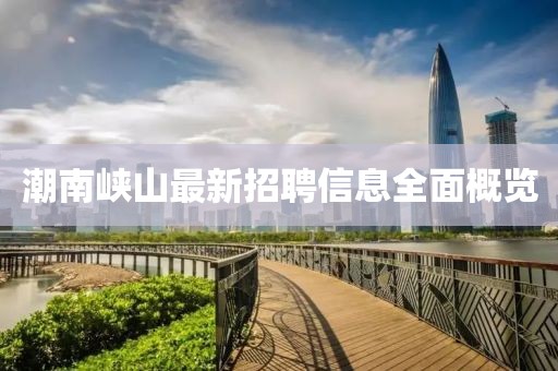 潮南峽山最新招聘信息全面概覽