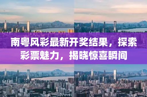 南粵風(fēng)彩最新開獎(jiǎng)結(jié)果，探索彩票魅力，揭曉驚喜瞬間