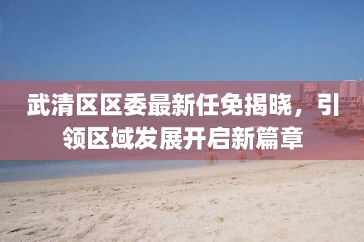 武清區(qū)區(qū)委最新任免揭曉，引領區(qū)域發(fā)展開啟新篇章