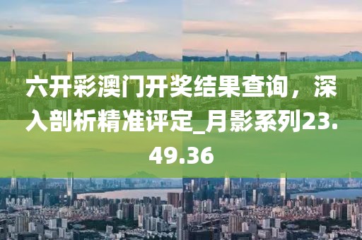 六開彩澳門開獎結(jié)果查詢，深入剖析精準(zhǔn)評定_月影系列23.49.36