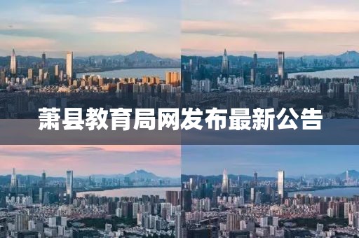 蕭縣教育局網(wǎng)發(fā)布最新公告
