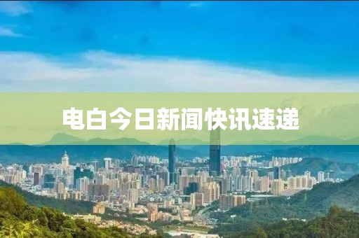 電白今日新聞快訊速遞