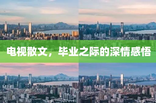電視散文，畢業(yè)之際的深情感悟