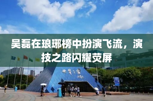 吳磊在瑯琊榜中扮演飛流，演技之路閃耀熒屏