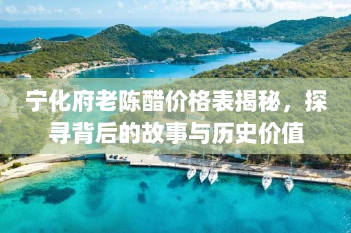 寧化府老陳醋價(jià)格表揭秘，探尋背后的故事與歷史價(jià)值