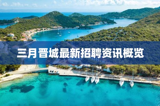三月晉城最新招聘資訊概覽