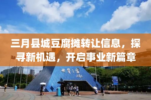 三月縣城豆腐攤轉(zhuǎn)讓信息，探尋新機(jī)遇，開(kāi)啟事業(yè)新篇章