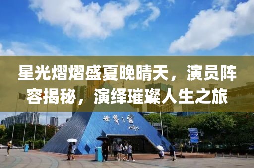 星光熠熠盛夏晚晴天，演員陣容揭秘，演繹璀璨人生之旅