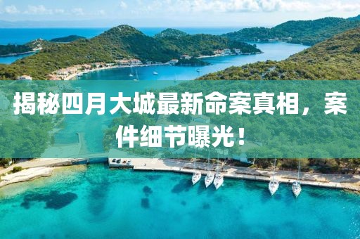 揭秘四月大城最新命案真相，案件細(xì)節(jié)曝光！