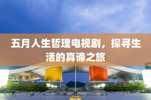 五月人生哲理電視劇，探尋生活的真諦之旅