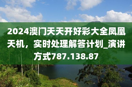 2024澳門天天開好彩大全鳳凰天機(jī)，實(shí)時(shí)處理解答計(jì)劃_演講方式787.138.87