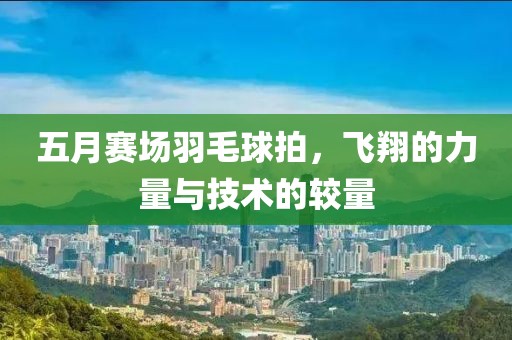 五月賽場羽毛球拍，飛翔的力量與技術(shù)的較量