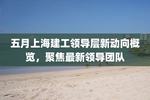 五月上海建工領(lǐng)導(dǎo)層新動向概覽，聚焦最新領(lǐng)導(dǎo)團(tuán)隊(duì)