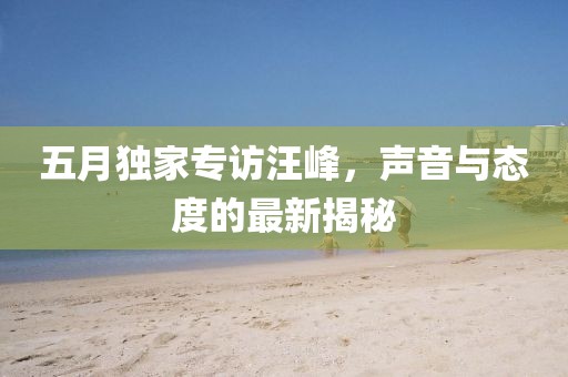 五月獨(dú)家專訪汪峰，聲音與態(tài)度的最新揭秘