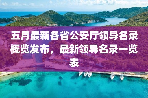 五月最新各省公安廳領導名錄概覽發(fā)布，最新領導名錄一覽表
