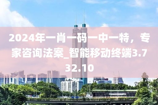 2024年一肖一碼一中一特，專家咨詢法案_智能移動終端3.732.10