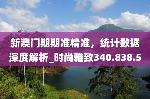 新澳門期期準(zhǔn)精準(zhǔn)，統(tǒng)計數(shù)據(jù)深度解析_時尚雅致340.838.50