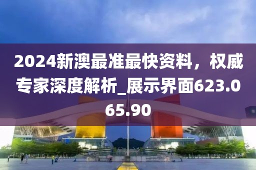 2024新澳最準(zhǔn)最快資料，權(quán)威專家深度解析_展示界面623.065.90