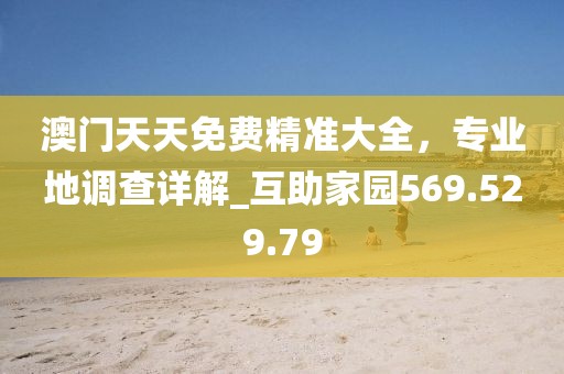 澳門天天免費精準大全，專業(yè)地調(diào)查詳解_互助家園569.529.79